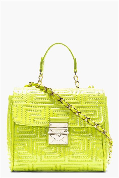 versace bag neon|Versace purses for women.